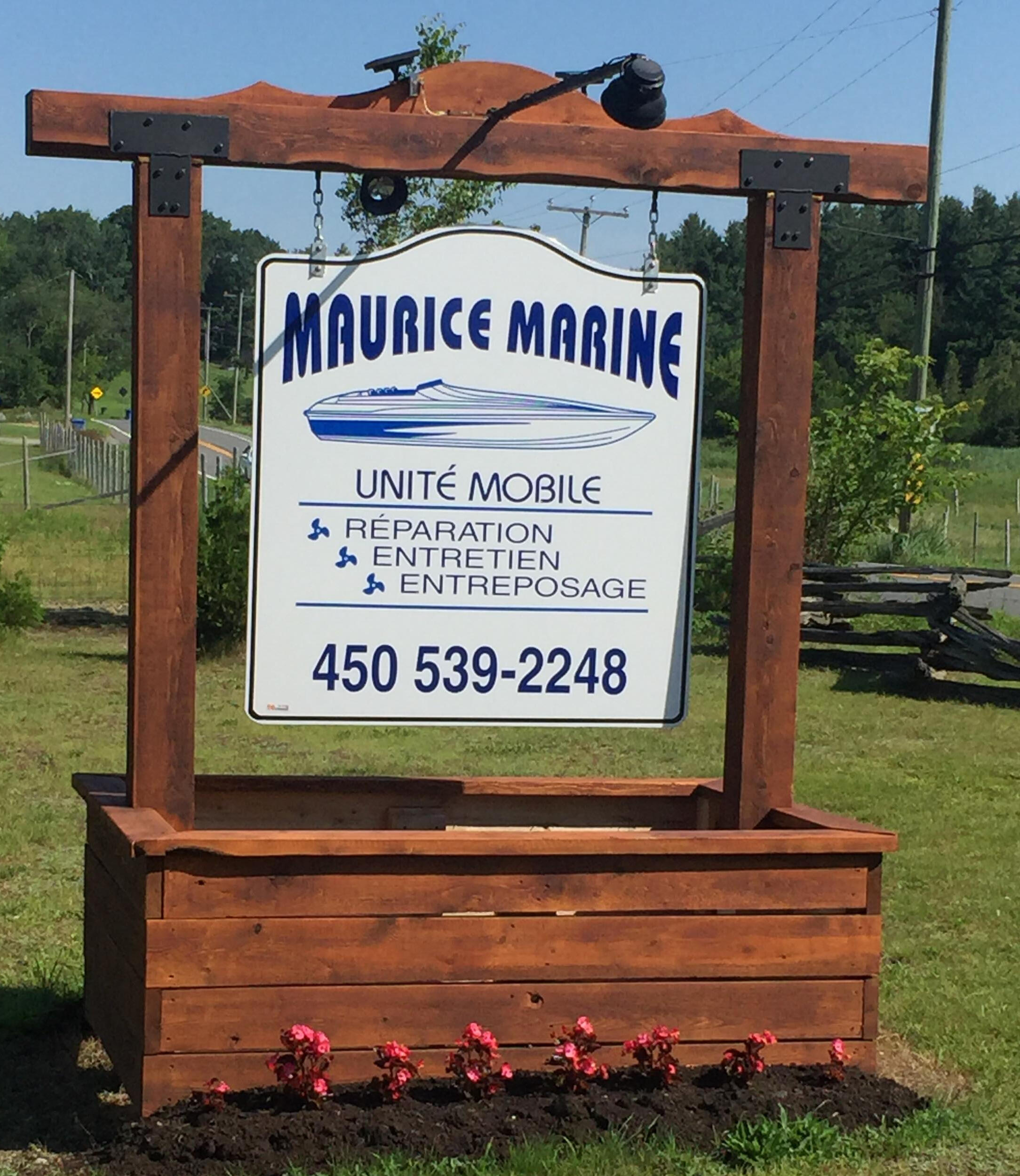 Maurice Marine entreposage et réparation de bateau Lac-Brome, Magog